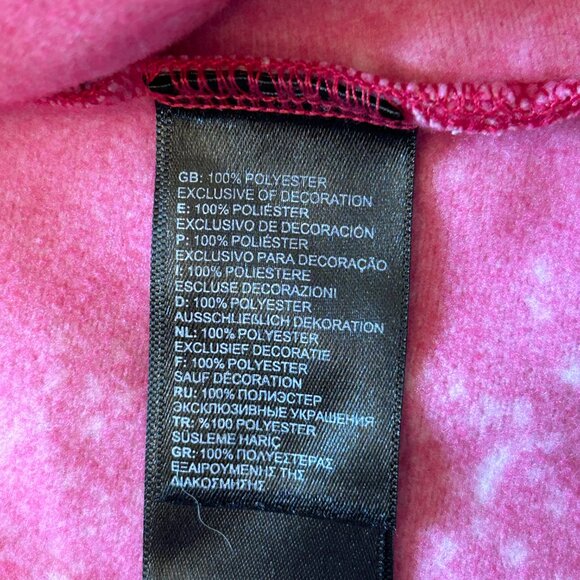 The North Face Women's Full Zip Jacket Galaxy Splatter Dark Pink Size Small - Picture 7 of 16